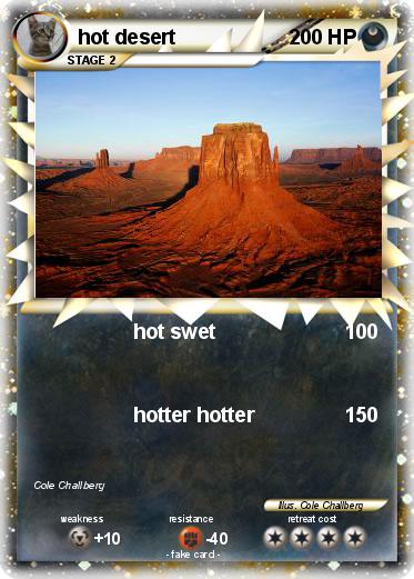 Pokemon hot desert