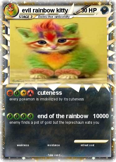 Pokemon evil rainbow kitty