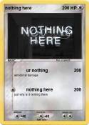 nothing here