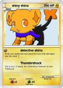 Pokémon shiny shinx - detective shinx - My Pokemon Card