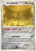 the obliterate