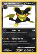 Dark pikachu