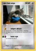 cats that snipe