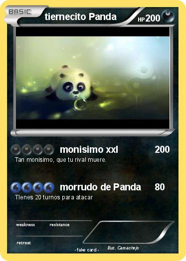 Pokemon tiernecito Panda