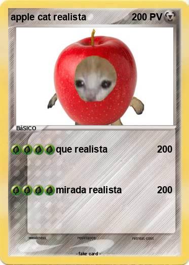 Pokemon apple cat realista