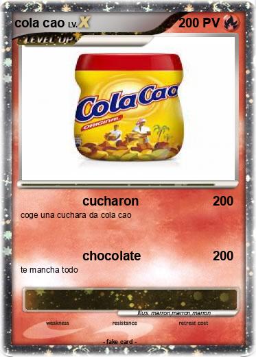 Pokemon cola cao