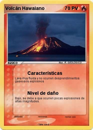 Pokemon Volcán Hawaiano