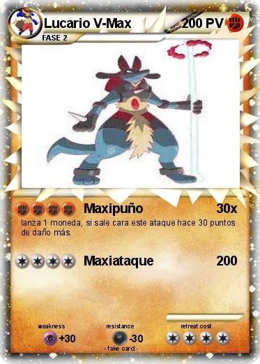 Pokemon Lucario V-Max