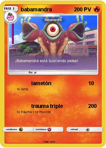 Pokemon babamandra