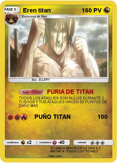 Pokemon Eren titan