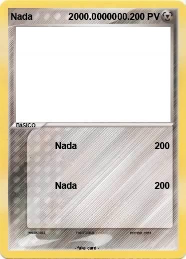 Pokemon Nada              2000.0000000.