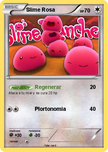 Pokemon Slime Rosa