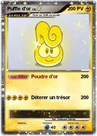 Pokemon Puffle d'or
