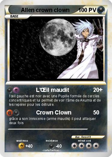 Pokemon Allen crown clown