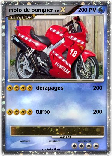 Pokemon moto de pompier