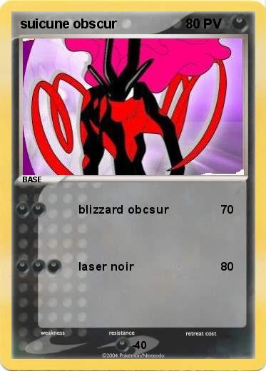 Pokemon suicune obscur