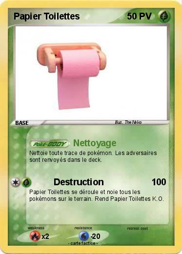Pokemon Papier Toilettes
