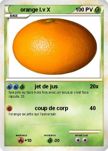 Pokemon orange l.v X