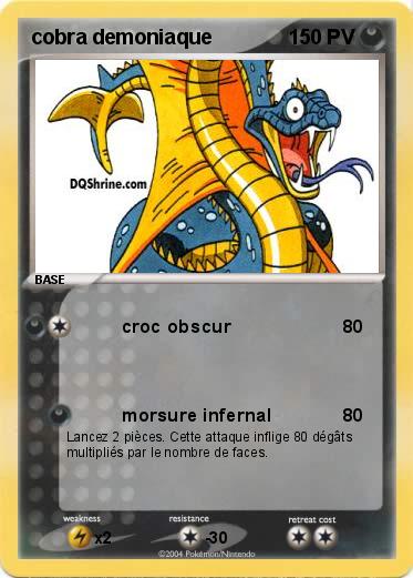 Pokemon cobra demoniaque