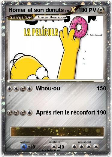 Pokemon Homer et son donuts
