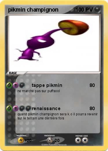 Pokemon pikmin champignon