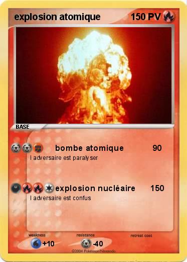 Pokemon explosion atomique