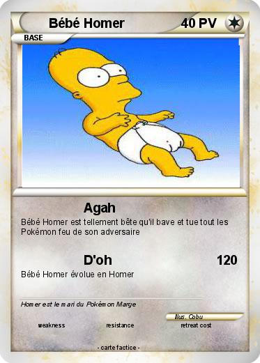 Pokemon Bébé Homer