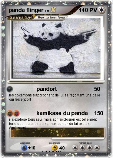 Pokemon panda flinger