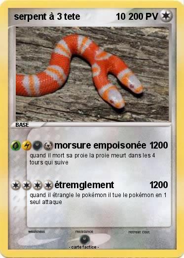 Pokemon serpent à 3 tete              10