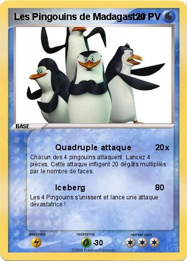Pokemon Les Pingouins de Madagascar