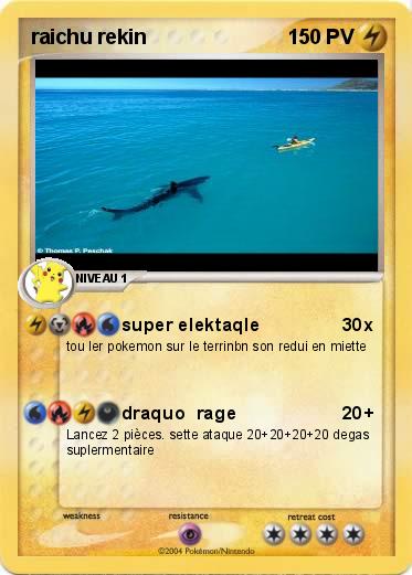 Pokemon raichu rekin
