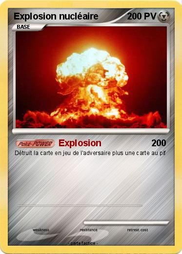 Pokemon Explosion nucléaire