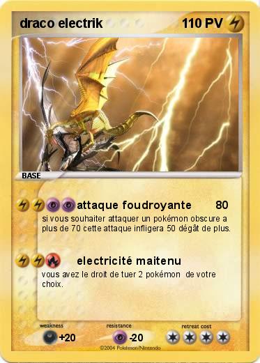 Pokemon draco electrik