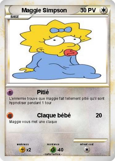 Pokemon Maggie Simpson