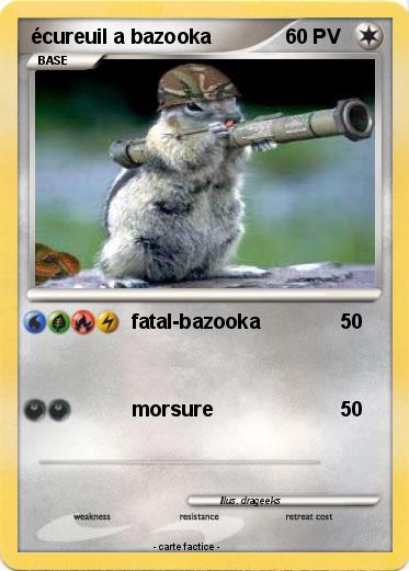 Pokemon écureuil a bazooka