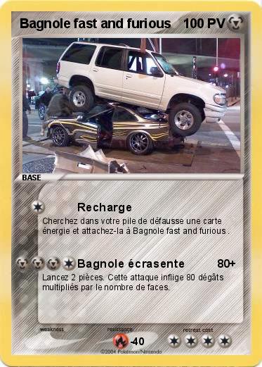 Pokemon Bagnole fast and furious