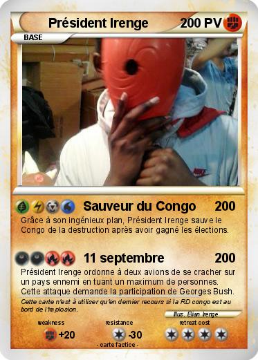 Pokemon Président Irenge