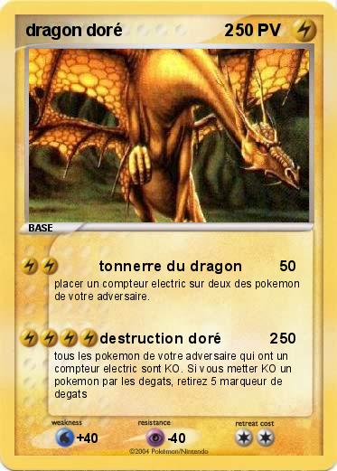 Pokemon dragon doré                      2