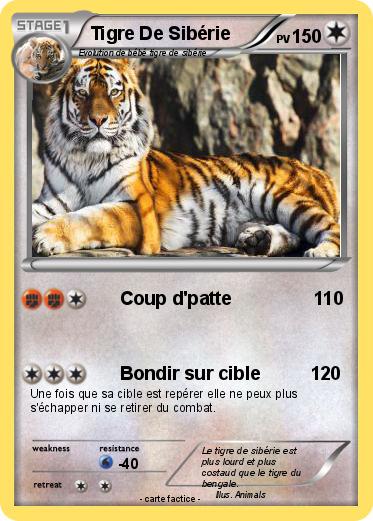 Pokemon Tigre De Sibérie