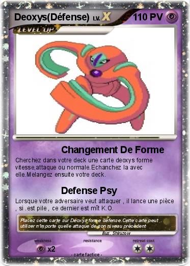 Pokemon Deoxys(Défense)