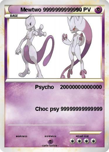 Pokemon Mewtwo 9999999999999