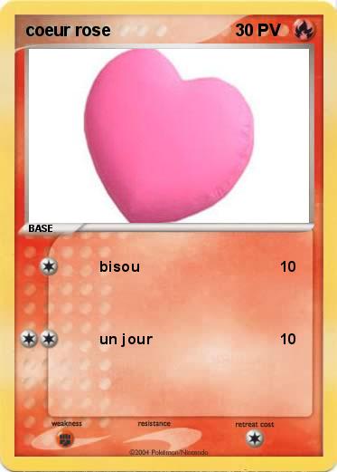 Pokemon coeur rose