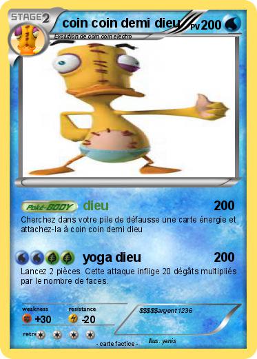 Pokémon coin coin demi u u Ma carte Pokémon Pokemon coin coin demi u
