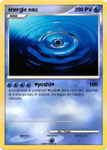Pokemon énergie eau
