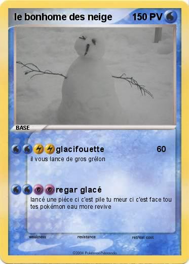 Pokemon le bonhome des neige 