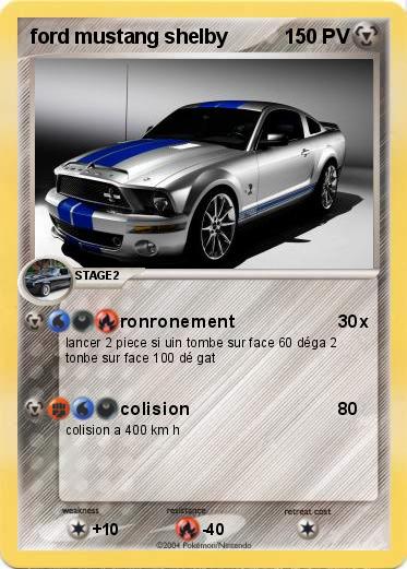 Pokemon ford mustang shelby