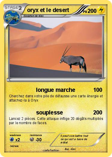 Pokemon oryx et le desert