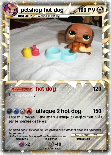 Pokemon petshop hot dog