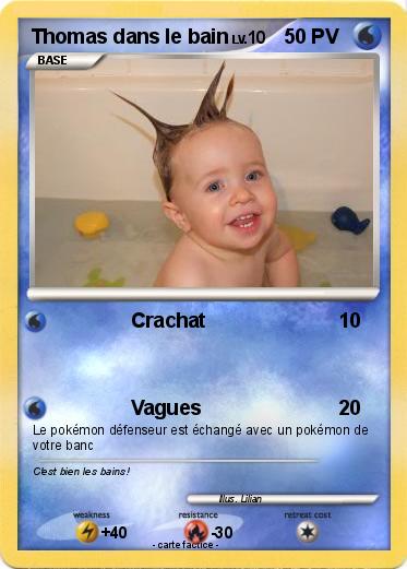 Pokemon Thomas dans le bain