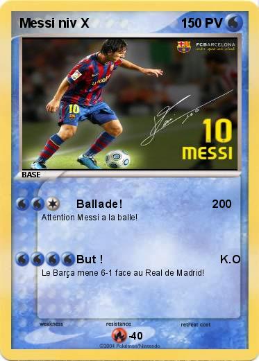 Pokemon Messi niv X